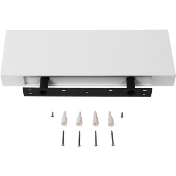 Floating Shelf, Wall Shelf 15.7 Inches, with Metal Bracket for Easy Installation - Picture 7 of 8